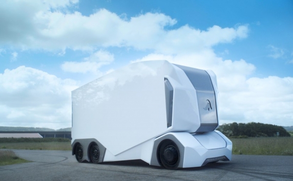 아인라이드의 자율주행 트럭 '티-팟' (자료: 아인라이드)