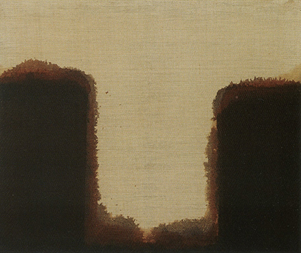 윤형근, Umber-Blue _78, 60.6×72.7㎝, oil on linen, 1978