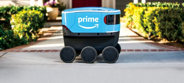 아마존의 배송로봇 ‘스카우트’ (출처: 아마존)