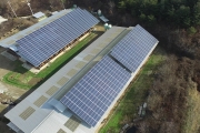 해줌이 태양광 설비를 설치한 축사 태양광 발전소 전경 (자료: 해줌)