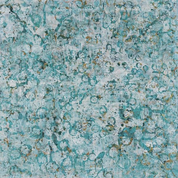 김일지, 가제(소나기가 내리는 오후에), 2018, 캔버스에 아크릴, 130.3 x 130.3 cm