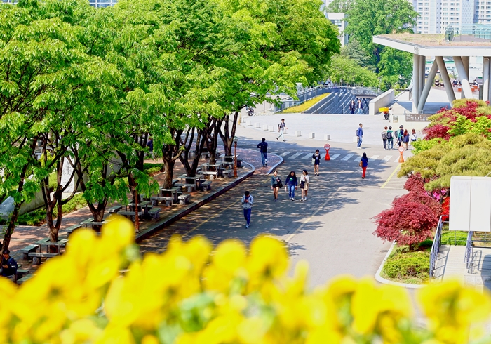숭실대는 최근 2021학년도 대학입학전형 시행계획을 확정 발표했다. 사진은 숭실대의 봄 전경 [출처: 숭실대