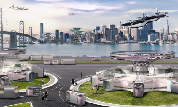 현대차의 미래 모빌리티 비전인 UAM 개념도 (자료제공=현대자동차)