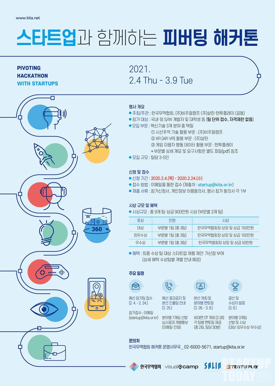 피버팅 해커톤 포스터. (출처: 무역협회)