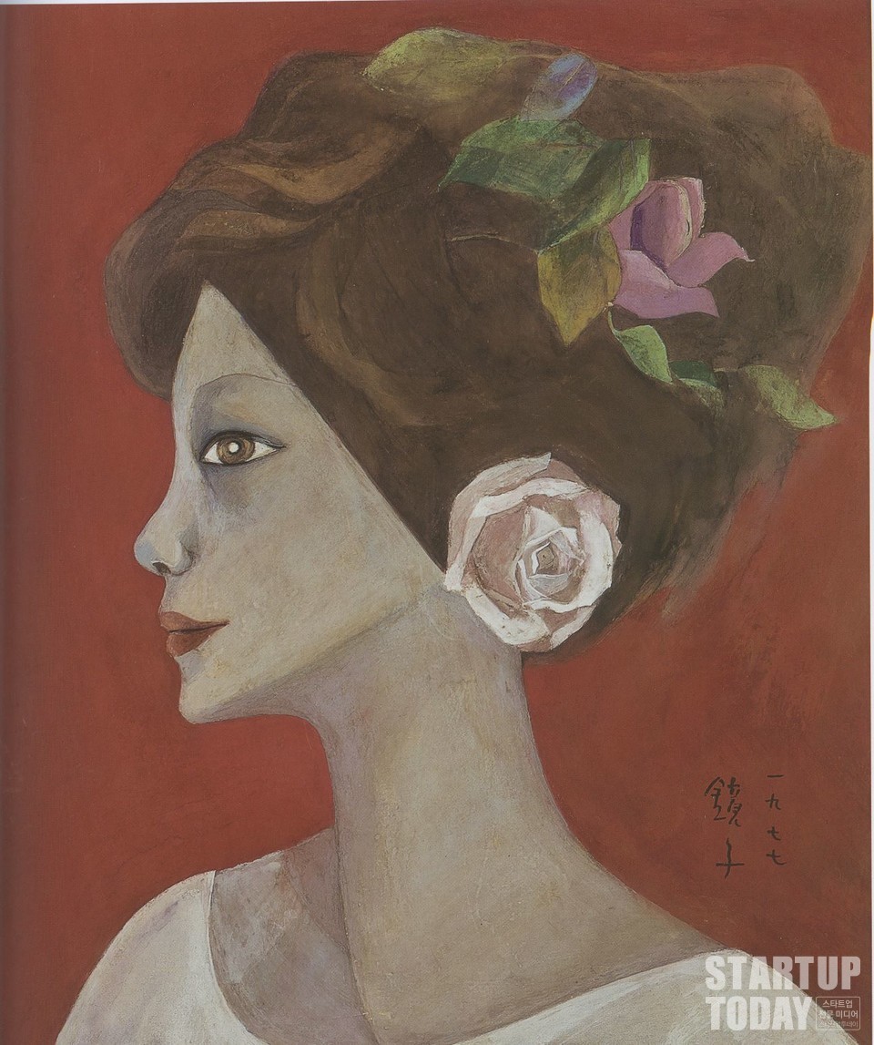 천경자의 ‘여인’. (자료제공=박영택 교수)