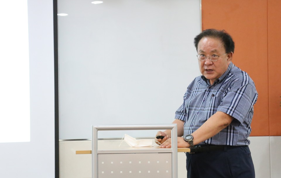 코어테크 이흥규 CTO가 IR 피칭을 하고 있다. (사진=스타트업투데이)