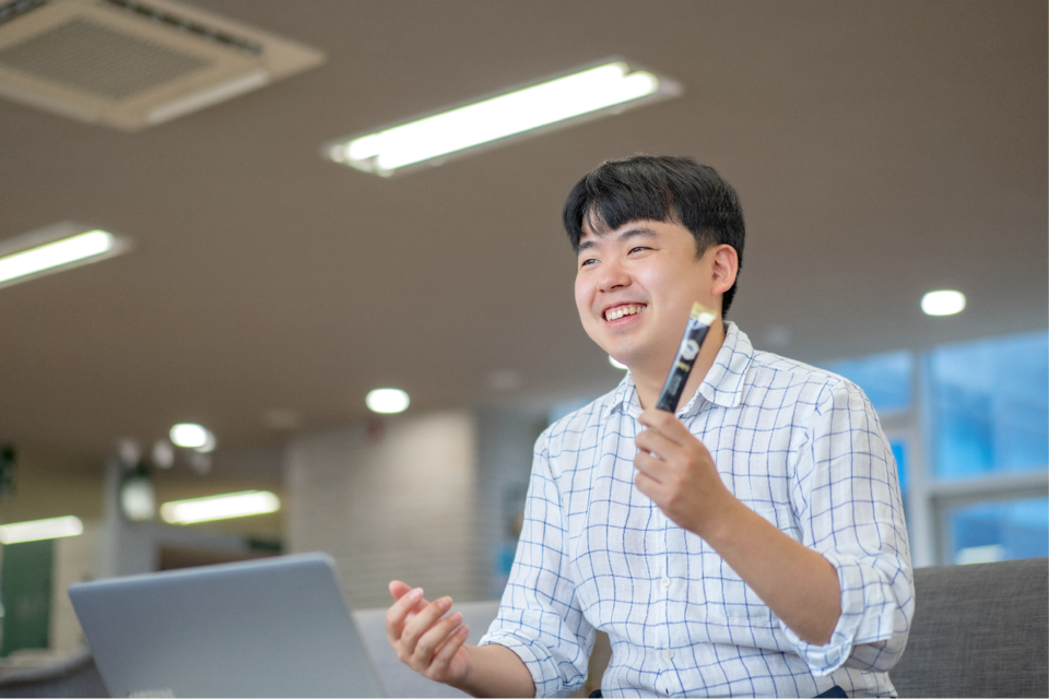 쑥쑥마켓을 운영중인 리디브의 김선웅 대표. (사진=리디브 제공)