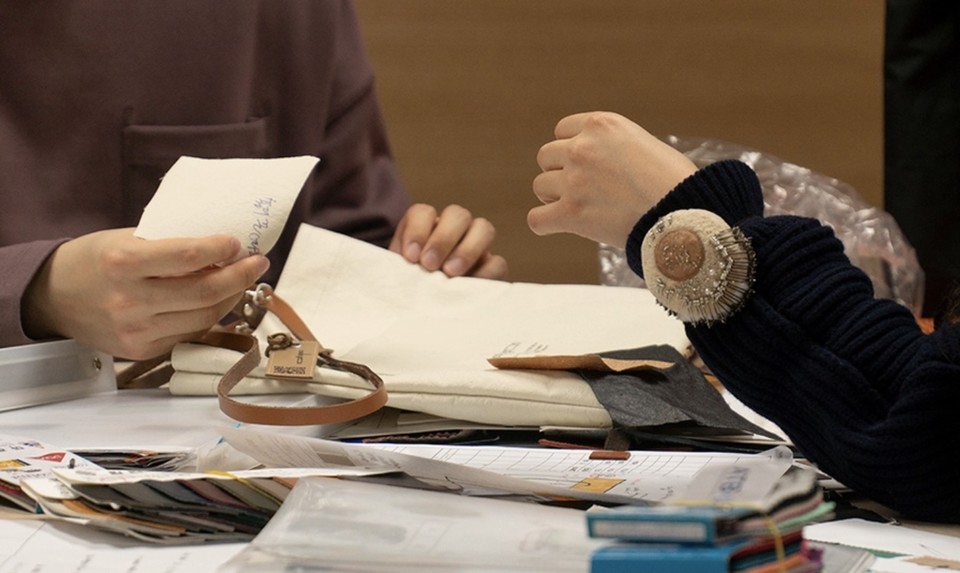 코드그린은 생산 과정에서 버려지는 원단을 최소화한다. (사진=코드그린 홈페이지 갈무리)