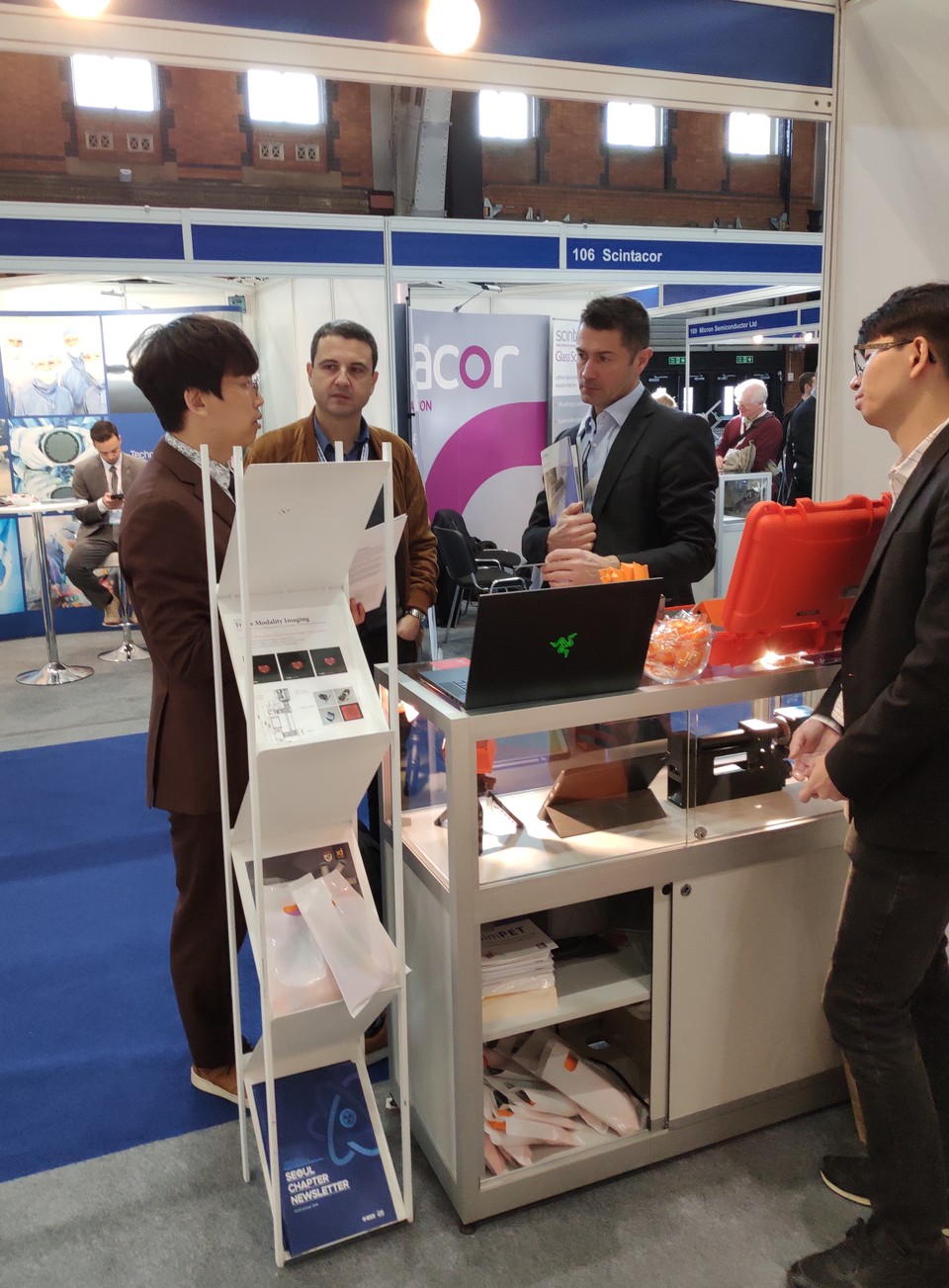 이학재 대표가 제품에 대해 설명하고 있다. (사진=아라레연구소 제공)