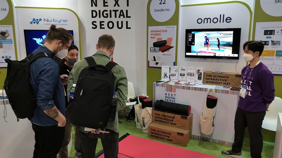 오몰래는 미국 라스베이거스에서 열린 CES 2022에서 매티브를 공개했는데 현지에서 좋은 반응을 얻었다(사진=오몰래)