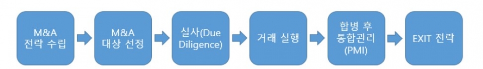 기업의 M&A 프로세스