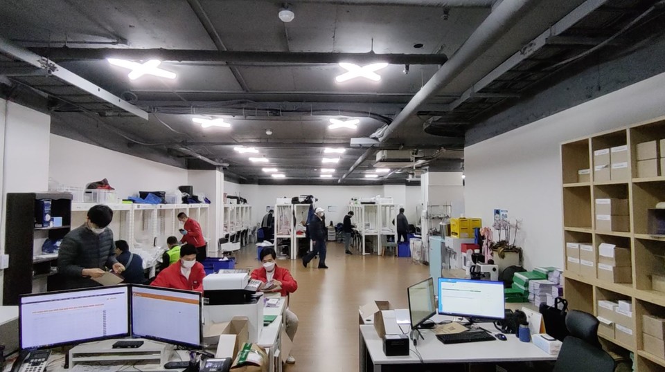 두발히어로 한남동 사무실 내부(사진=체인로지스)