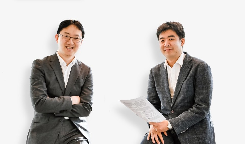 (왼쪽부터)공동창업자 이종석 CMO와 주영석 대표(사진=지놈인사이트테크놀로지스)