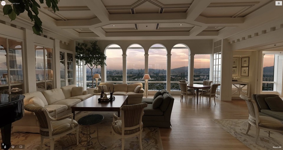 그랜드 하얏트 서울 3D 공간(사진=로위랩코리아)