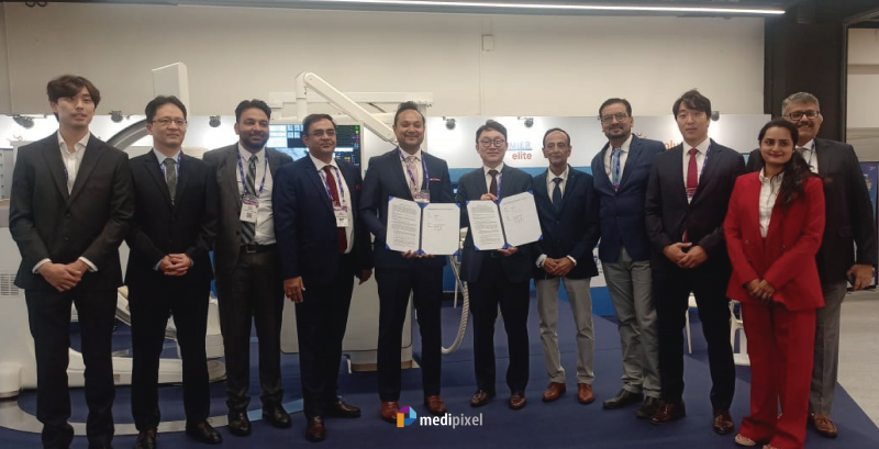 인도 ‘IITPL’과 MOU를 체결했다(사진=메디픽셀)