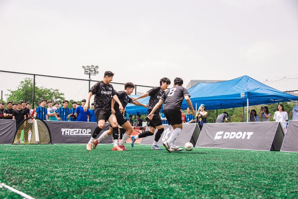 스포츠 크리에이터 더투탑의 22 축구 이벤트(사진=워프코러페이션)