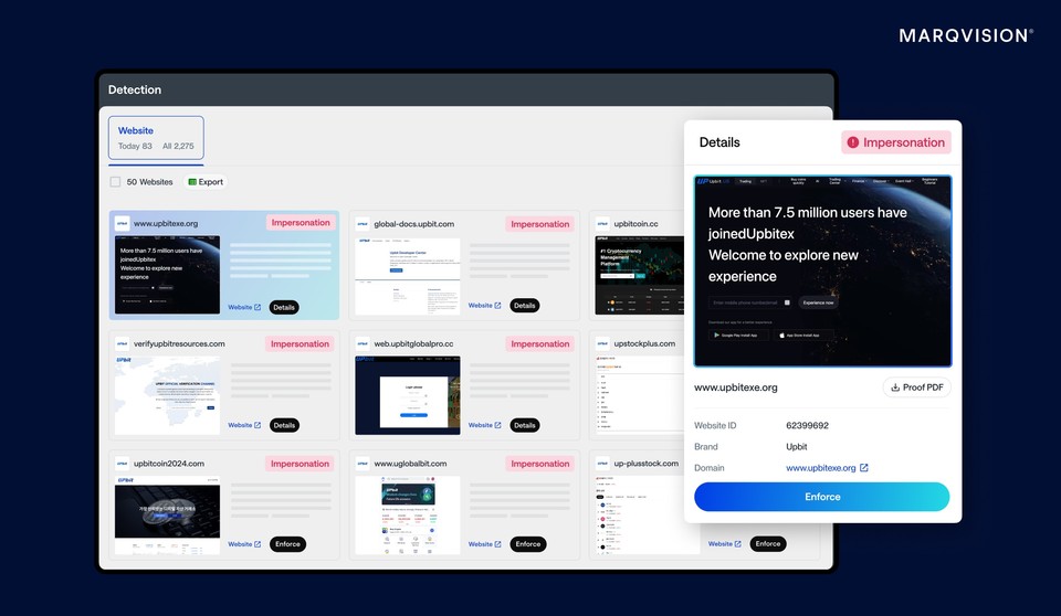 마크비전의 ‘사칭 차단 서비스’(사진=마크비전)