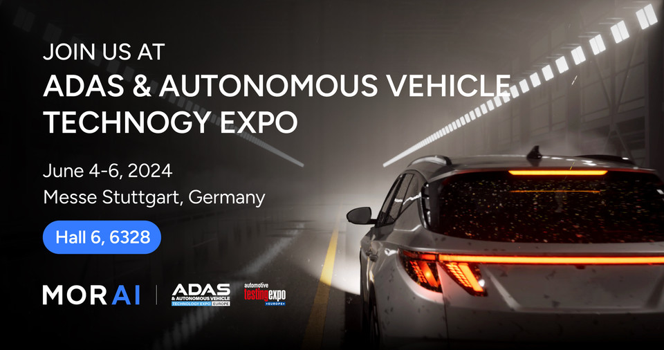 2024 유럽 자율주행차량 기술 박람회에서 시뮬레이션 기술을 소개할 예정이다(사진=모라이)