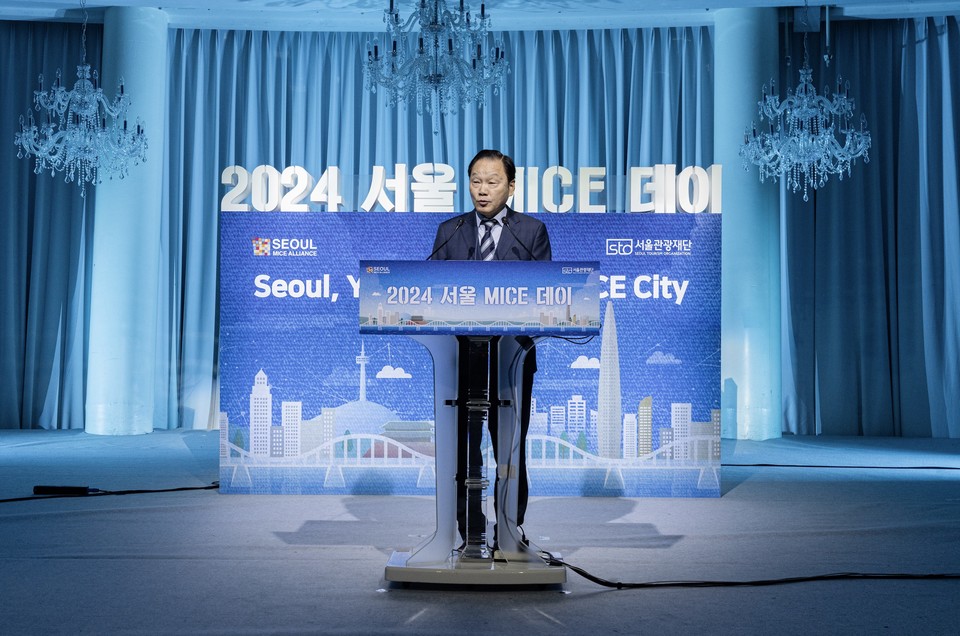 서울관광재단 길기연 대표의 개회사(사진=서울관광재단)