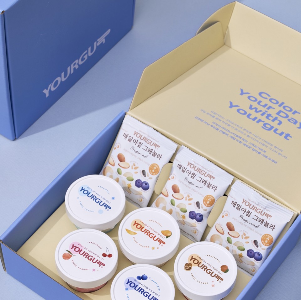 유얼거트 그릭요거트 및 그래놀라 선물 패키지(사진=이너사이드)